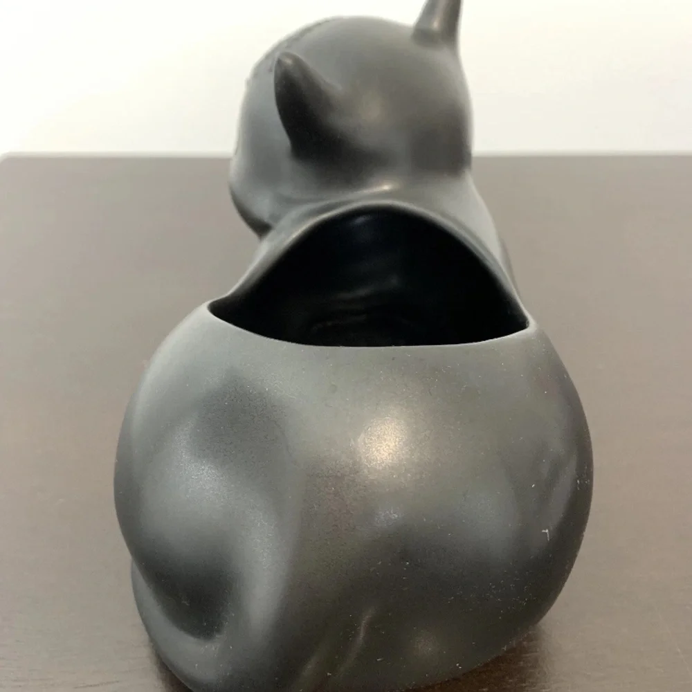Target Cat Halloween Black Decor From 2014 Cat Kitschy Planter Desk Decoration